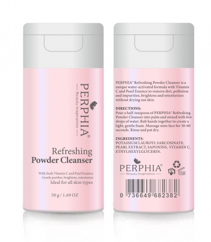 PERPHIA Refreshing Powder Cleanser with Pearl Essence